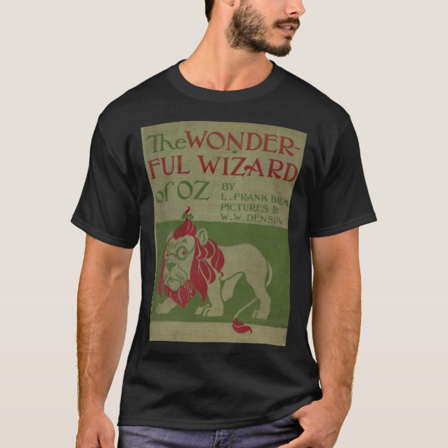 Den underbara guiden för Oz Bok Cover T Shirt (Framsida)