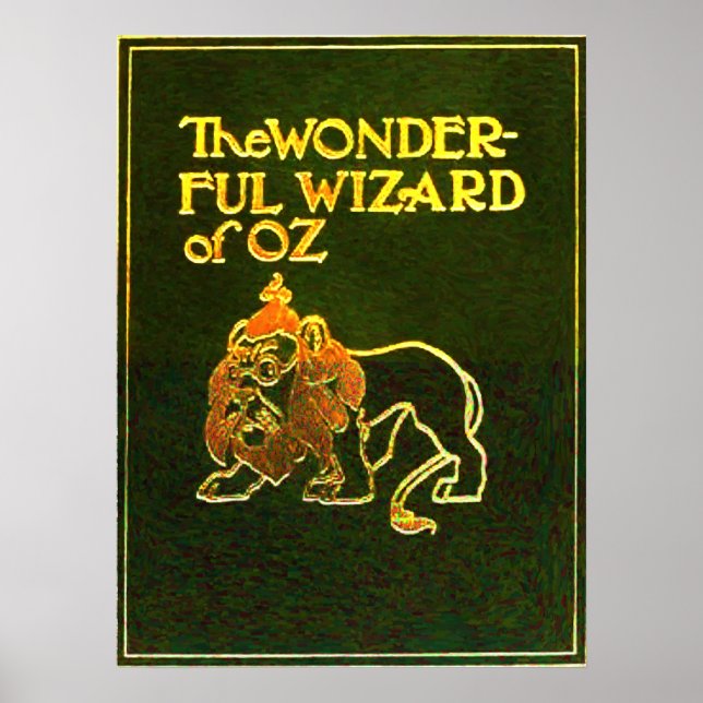Den underbara guiden för Oz fegt Lejona Poster (Framsidan)