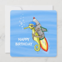 Den underbara Gulten Rocket Seahorse