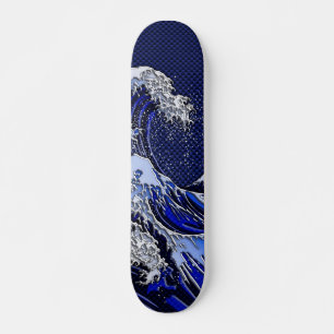 Den underbara Hokusaien vinkar dekoren för Old School Skateboard Bräda 21,6 Cm