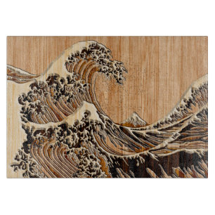 Den underbara Hokusaien vinkar den Wood
