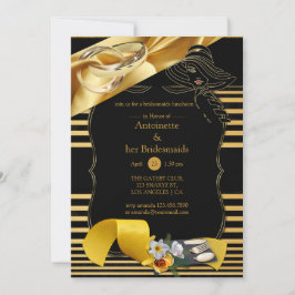 Den Underbara inbjudan från Gatsby Bridesmaid