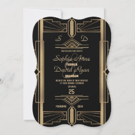 Den Underbara inbjudan till Glamous Roaring 20's G