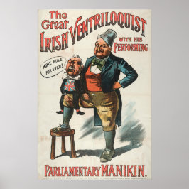Den Underbara irländske Ventriloquist Poster