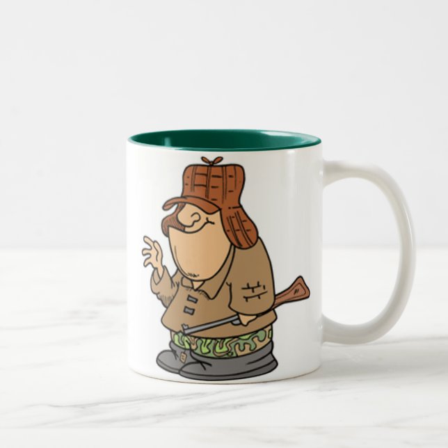 Den underbara jägaren Två-Tonad mugg (Höger)
