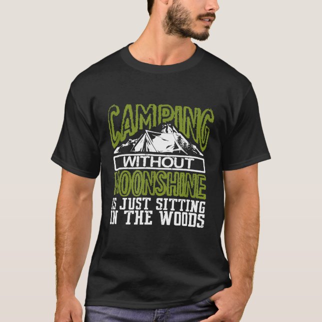 Den underbara kampanjen utan Moonshine ligger Sitt T Shirt (Framsida)