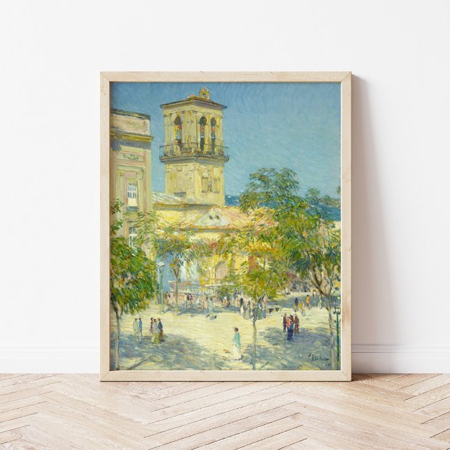 Den Underbara kaptenens gata | Childe Hassam Poster (Skapare uppladdad)