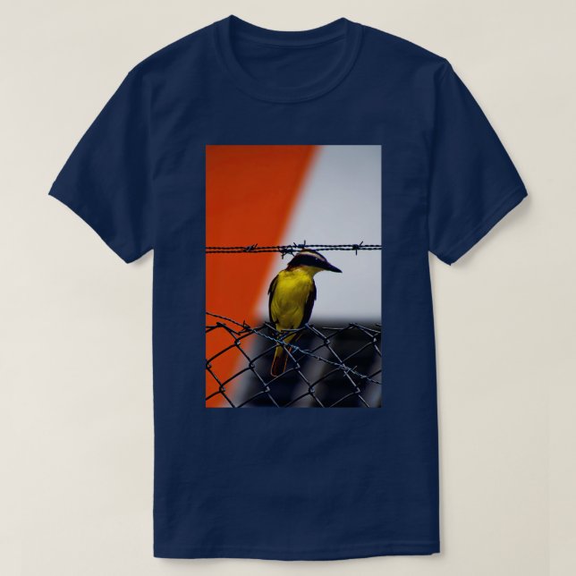Den Underbara Kiskade är en mycket slående fågel T Shirt (Design framsida)