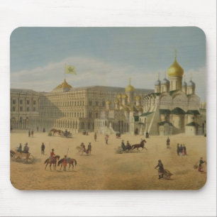 Den underbara Kremlin slotten och domkyrkorna av Musmatta