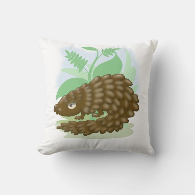 Den underbara lilla Pangolin Kudde (Framsida)
