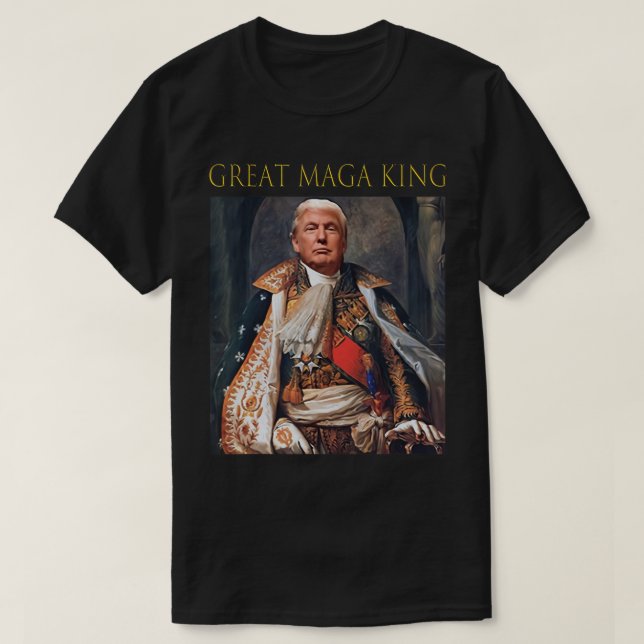 Den Underbara Maga Kung-trumpen Ultra Maga Kung T- T Shirt (Design framsida)