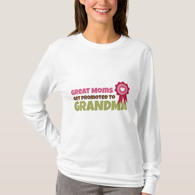 Den underbara mammor får främjad till mormodern t-shirt (Framsida)