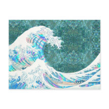 den underbara marschvågen av kanigawa (grönt)