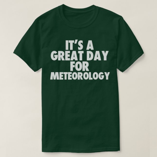 Den Underbara meteorologiska dagen T Shirt (Design framsida)