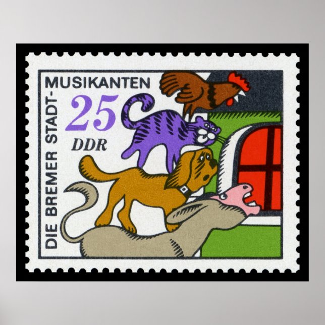 Den underbara musikern av Bremer 25 DDR 1971 Poster (Framsidan)
