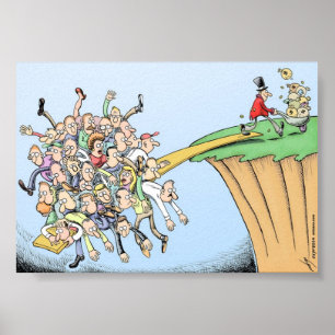 Den underbara nedgångkomplotten poster