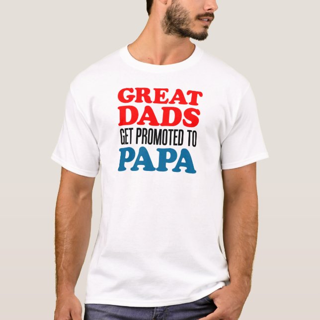Den underbara pappor främjade pappan tee shirt (Framsida)