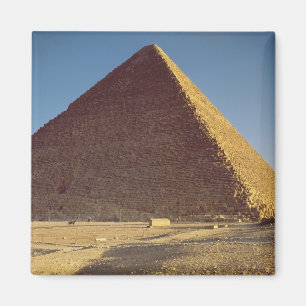 Den underbara pyramiden av Khufu det gammala Magnet