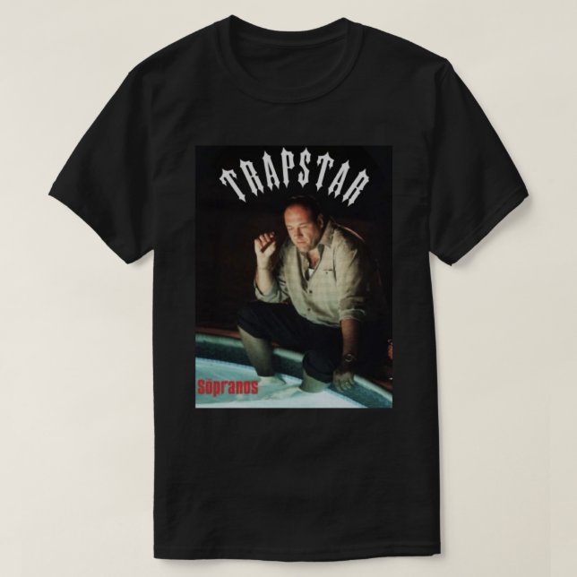 Den Underbara Retro-första dagen för Trapstar Sopr T Shirt (Design framsida)
