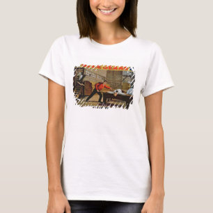 "Den underbara sawmillplatsen", affisch för 'jean T-shirt