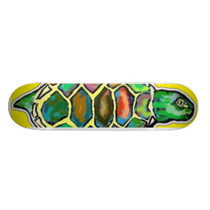 Den underbara sköldpaddan stiger ombord old school skateboard bräda 21,6 cm
