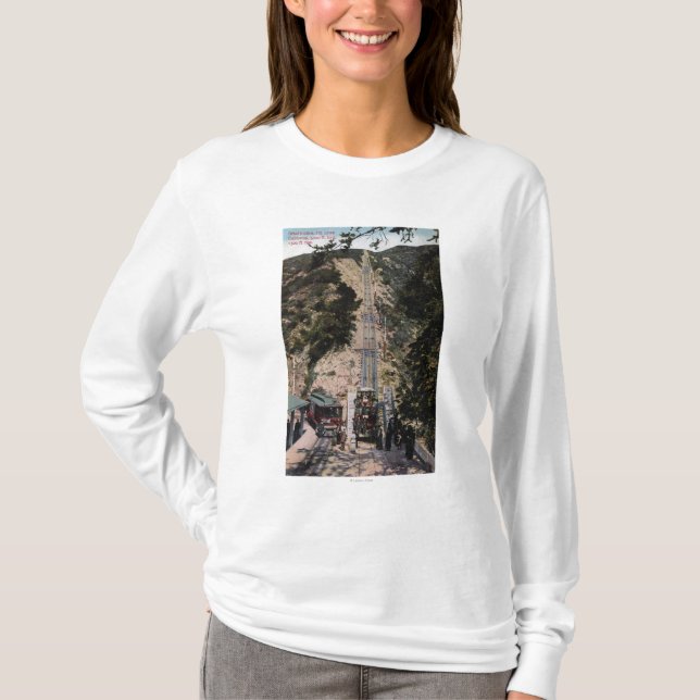 Den underbara sluttningjärnvägen beskådar t-shirt (Framsida)