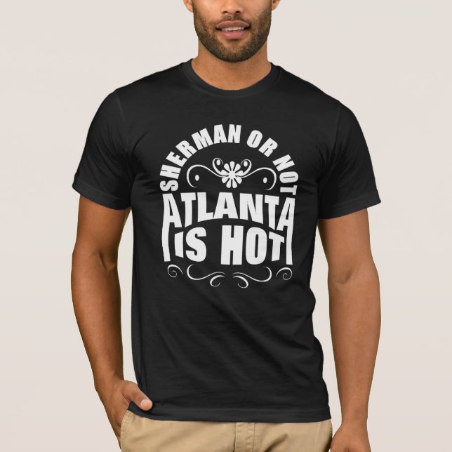 den underbara södra staden Atlanta Georgia T Shirt (Framsida)