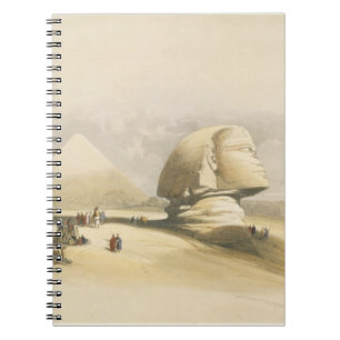 Den underbara sphinxen och pyramiderna av Giza, Anteckningsbok Med Spiral