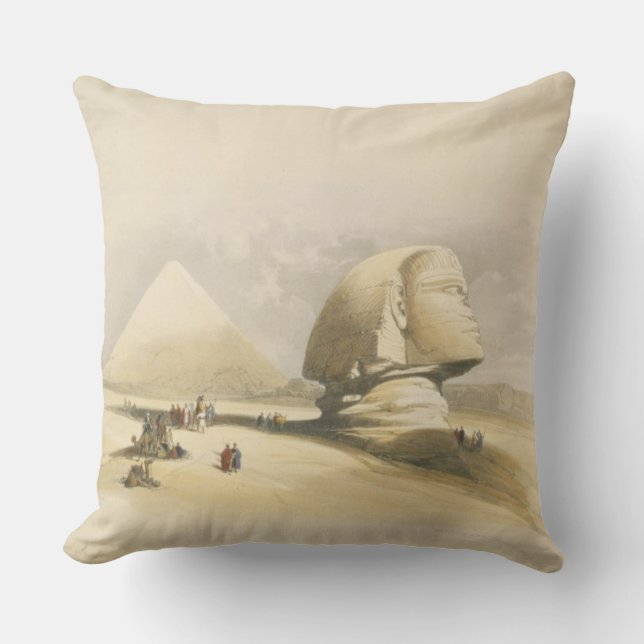 Den underbara sphinxen och pyramiderna av Giza, Kudde (Framsida)