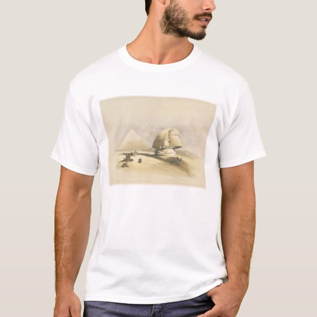 Den underbara sphinxen och pyramiderna av Giza, T-shirt (Framsida)