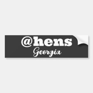 Den underbara staden Aten Georgia Bildekal