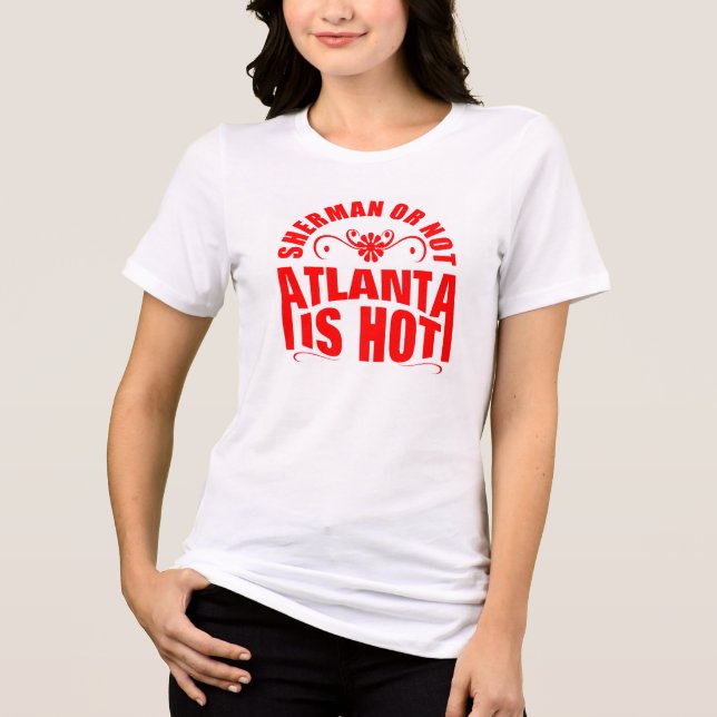 den underbara staden Atlanta Georgia T Shirt (Framsida)
