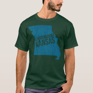 Den Underbara staten Kansas Kansas Missouri Funny  T Shirt