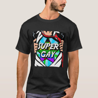 Den underbara superhjälten Toppen Gay kommer ut fr T Shirt