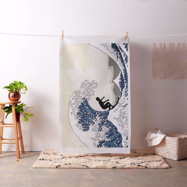 Den underbara surfaren av Kanagawa Tyg (In Situ)