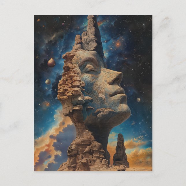 Den Underbara tankern på en universell Fantasy-kon Vykort (Framsida)