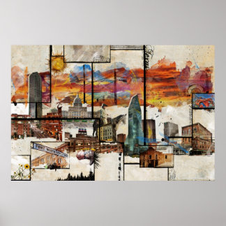 Den Underbara Texas-utskriften Poster