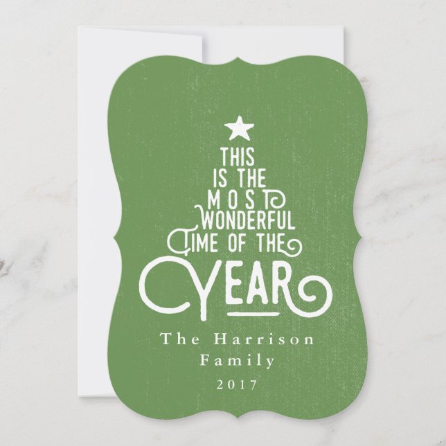 Den underbara tiden på året... julkort (Framsida)