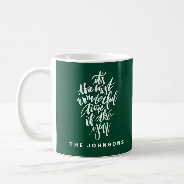 Den underbara tiden på året... kaffemugg (Vänster)