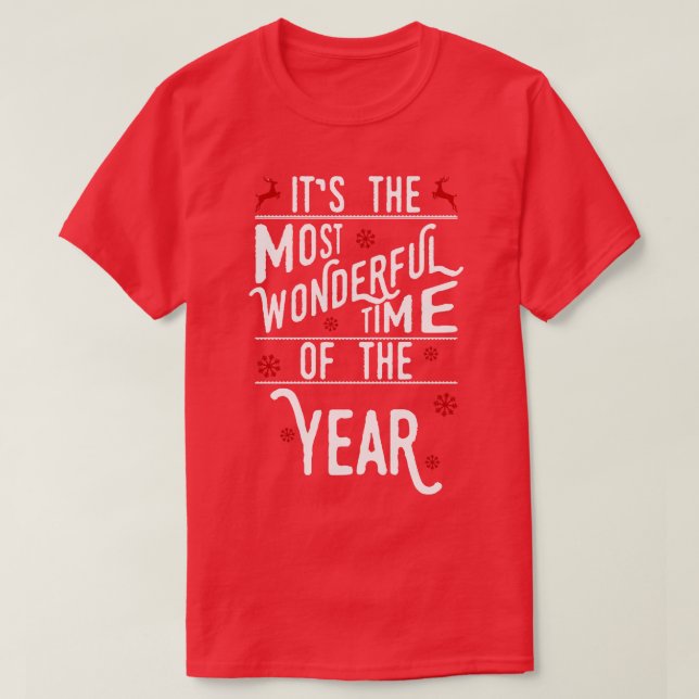 Den underbara tiden på året t shirt (Design framsida)