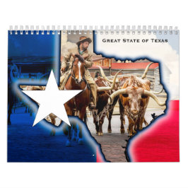 Den Underbara tidningen Texas Calendar Kalender