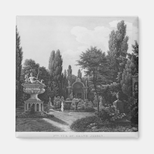 Den underbara trädgårdens första syn magnet (Framsidan)