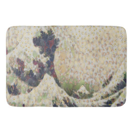 Den Underbara vågen av honeydew Melon Fine Art Spo Badrumsmatta