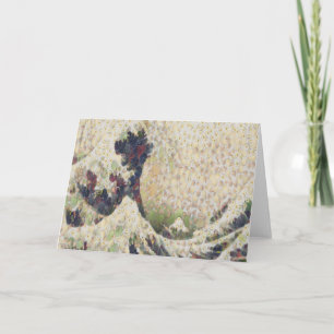Den Underbara vågen av honeydew Melon Fine Art Spo Kort