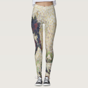 Den Underbara vågen av honeydew Melon Fine Art Spo Leggings