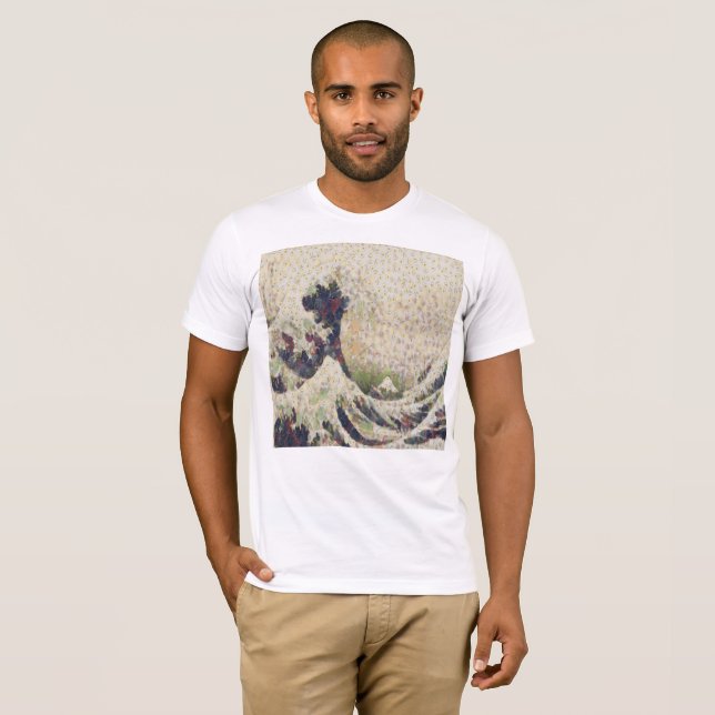 Den Underbara vågen av honeydew Melon Fine Art Spo T Shirt (Hel framsida)