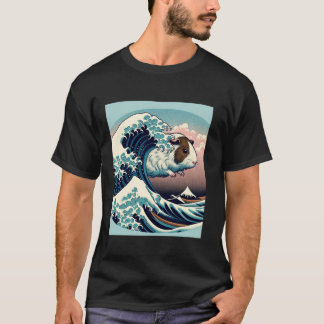 Den Underbara vågen av japanska guineanska juterie T Shirt