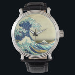 "Den Underbara vågen av Kanagawa" Armbandsur<br><div class="desc">"Den Underbara vågen av Kanagawa"</div>