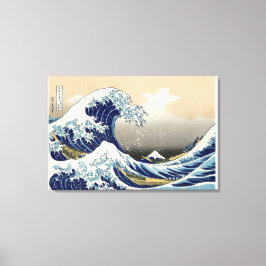 Den Underbara vågen av Kanagawa Canvastryck