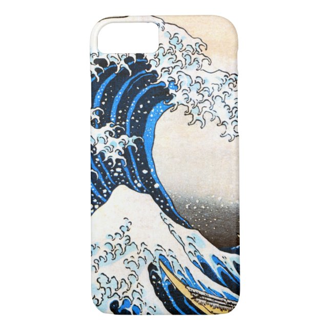 Den Underbara vågen av Kanagawa, Hokusai Case-Mate iPhone Skal (Baksida)